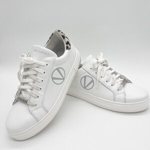 Valentino Women's White and Gray Sneakers